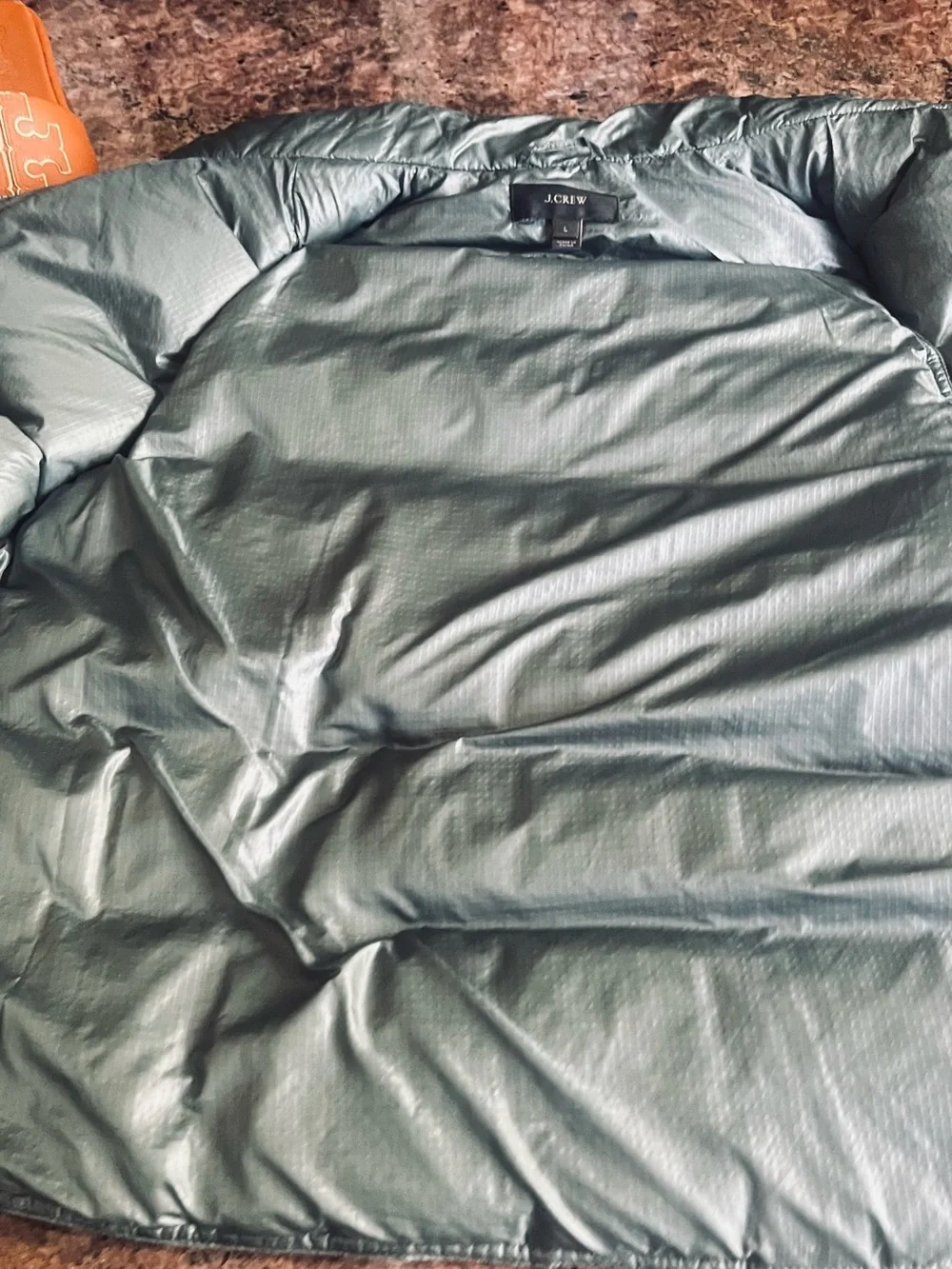 J.Crew Sage Green Quilted Comforter